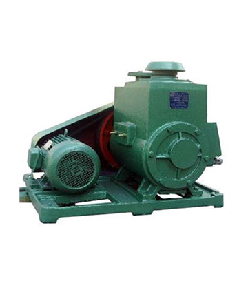 2X rotary vane vacuum pump